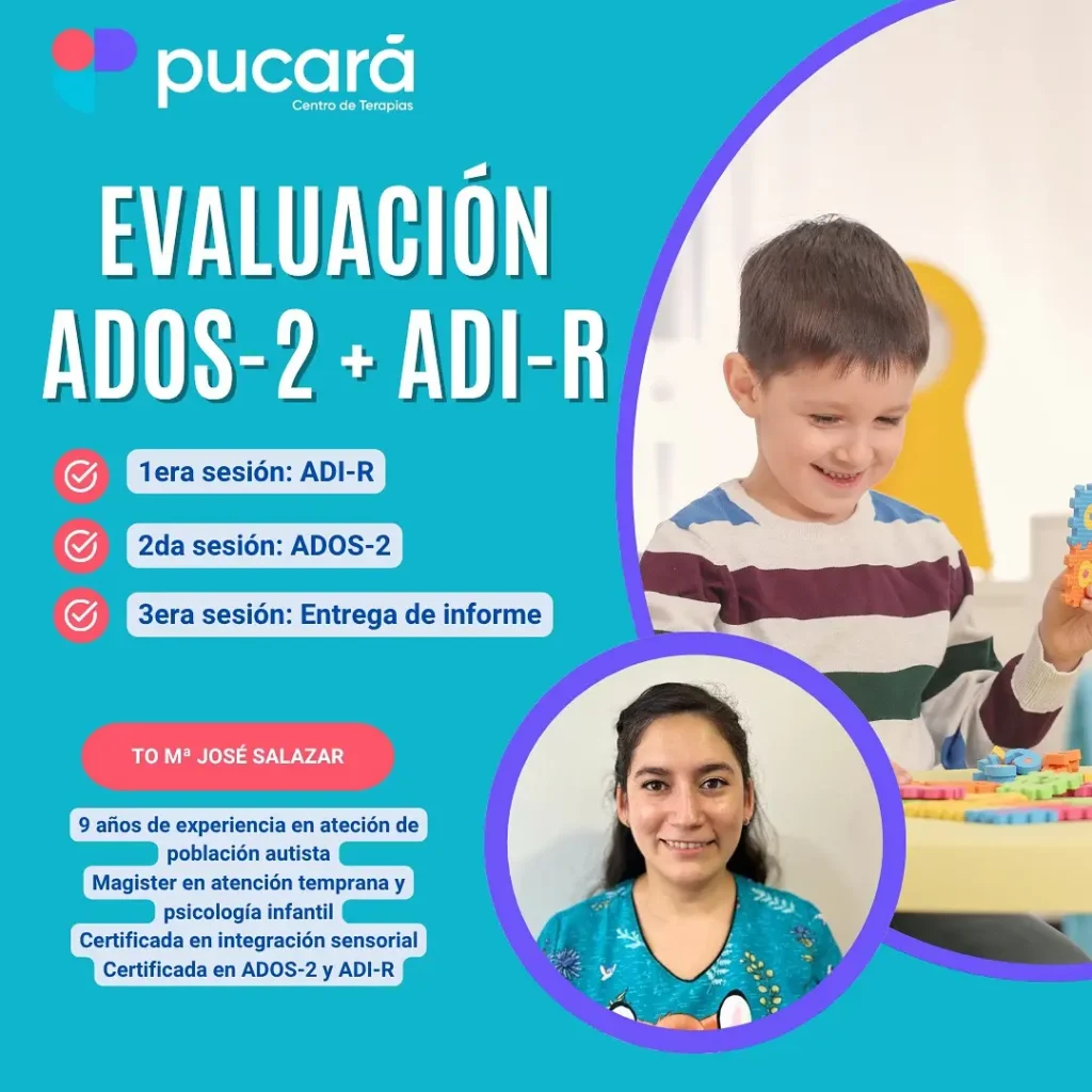 Sabías que contamos con el servicio de evaluación ADOS-2 y ADOS-2 + ADI-R?